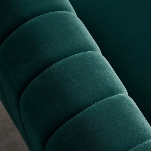 3 Seater sofa Olive premium Golden handle sofa