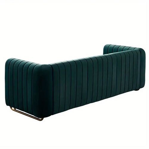 3 Seater sofa Olive premium Golden handle sofa