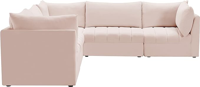 L shape sofa Five Seater 6 Bigg cushions fibers legs