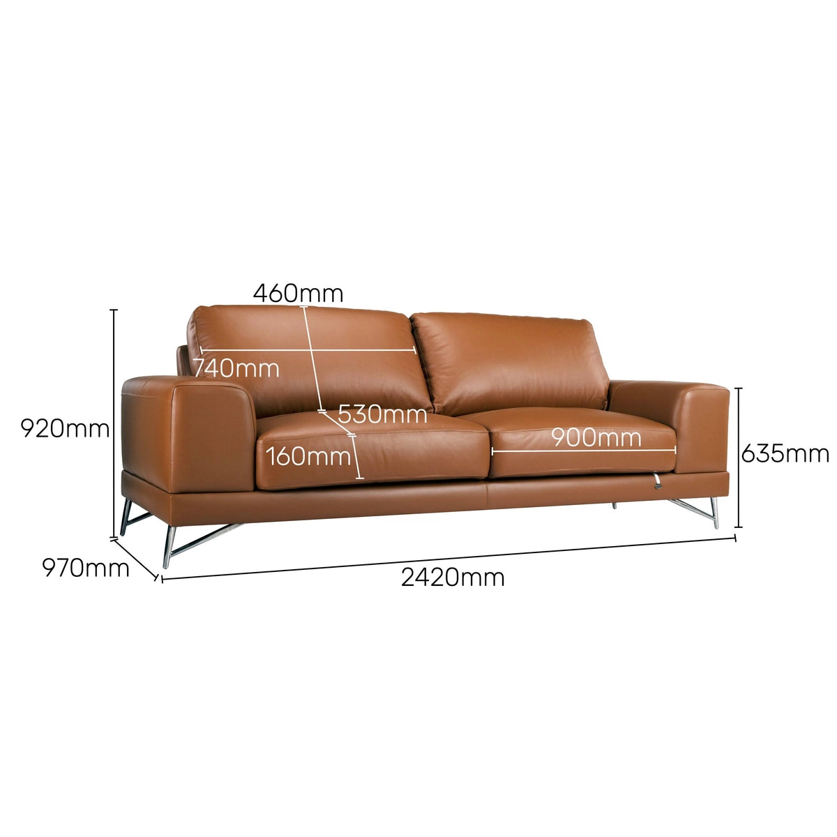 Grand Luxe 3 Seater sofa