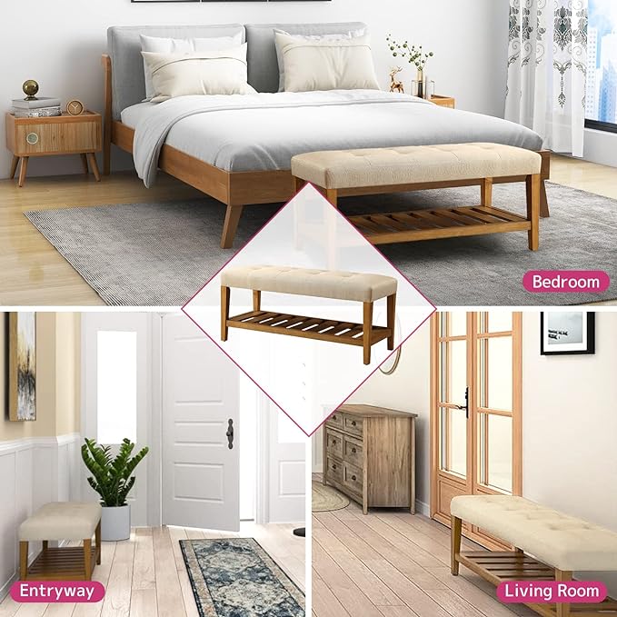 Wooden Ottoman