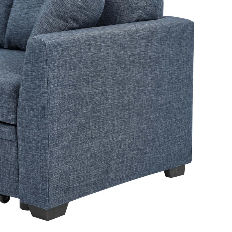 Interlink Sofa L Shape sofa cum bed with storage RHS
