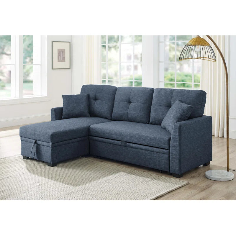 Interlink Sofa L Shape sofa cum bed with storage RHS