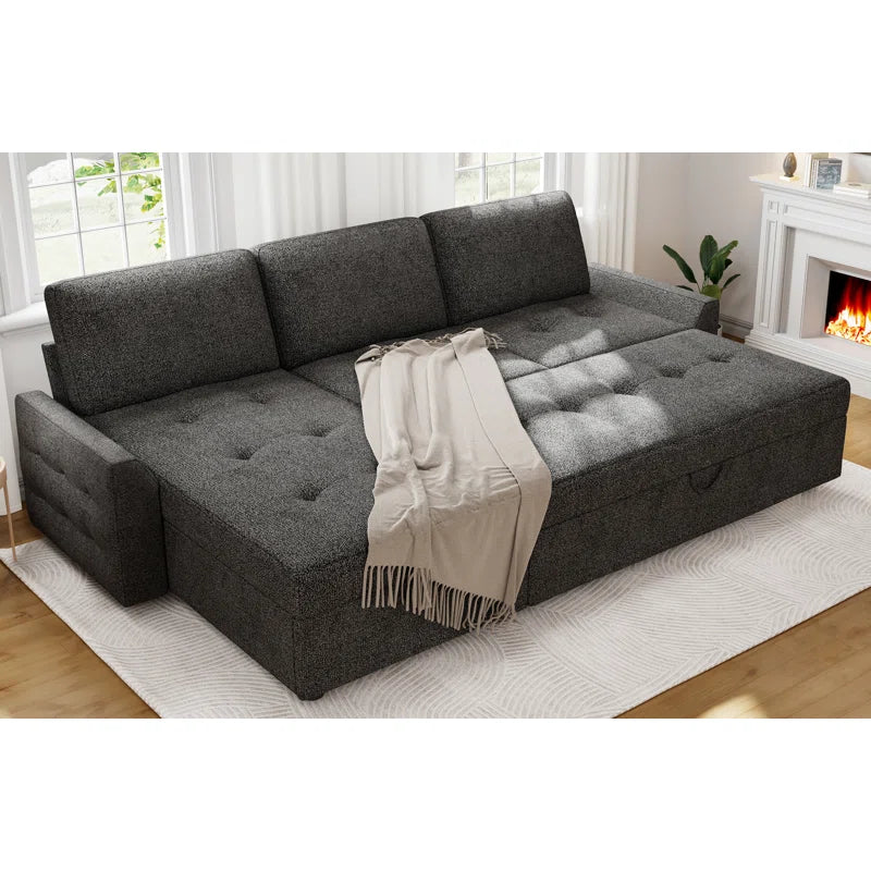 FlexiLounge L shape sofa cum bed with storage RHS