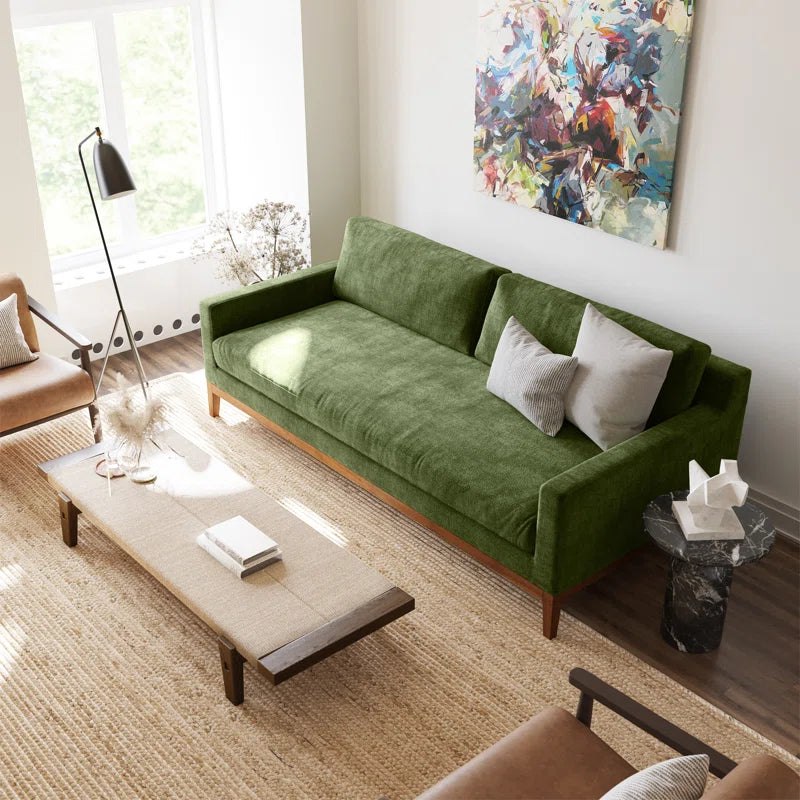3 seater Ariana sofa Teak wood Base