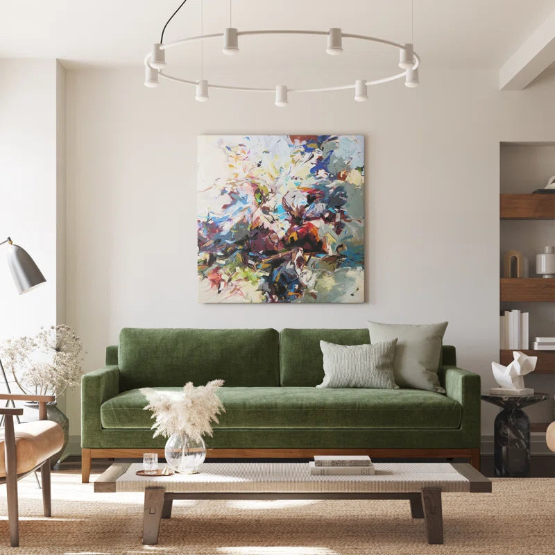 3 seater Ariana sofa Teak wood Base