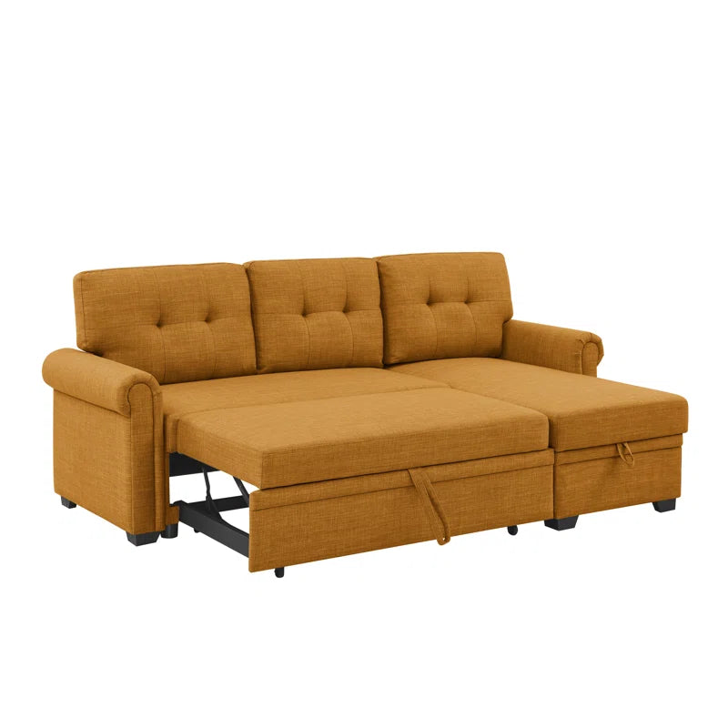 ModuFlex L shape sofa cum bed with storage LHS