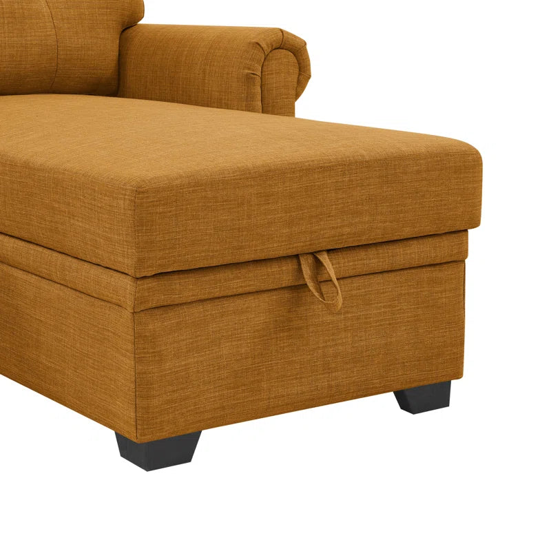 ModuFlex L shape sofa cum bed with storage LHS