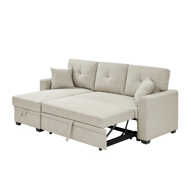 L Shape Sofa cum bed with storage