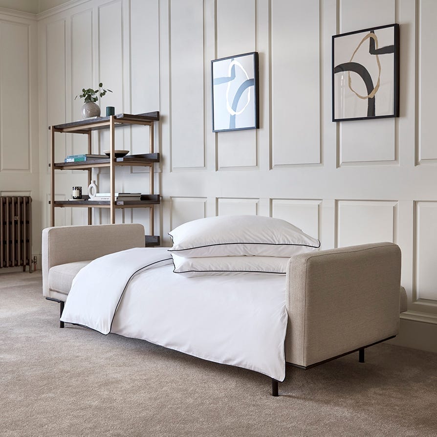 Cavalli Luxe 3 seater sofa bed ss legs